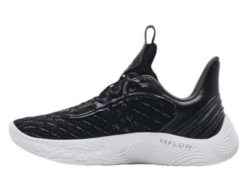 Under Armour Curry Flow 9 Team Basketballschuhe, Schwarz/Weiß 001, 13 Women/11.5 Men von Under Armour