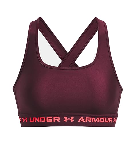 Under Armour Damen Armourâ Mid Crossback Sports BH T-Shirt, bunt, XL von Under Armour