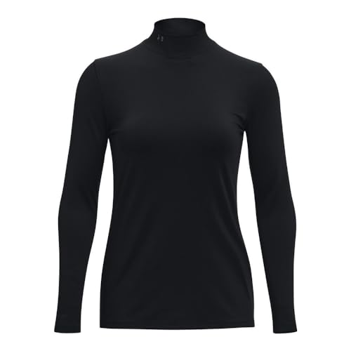 Under Armour Damen ColdGear Infrarot Storm Long Sleeve Mock Neck T-Shirt, (001) Schwarz/Schwarz, X-Large von Under Armour