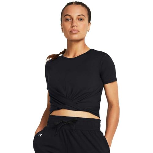 Under Armour Damen Croptop Motion Crossover Black-White M von Under Armour