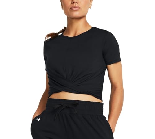 Under Armour Damen Croptop Motion Crossover Black-White XS von Under Armour