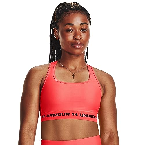 Under Armour Damen Crossback Mid BH, Blickdicht, Beta/Schwarz, S von Under Armour