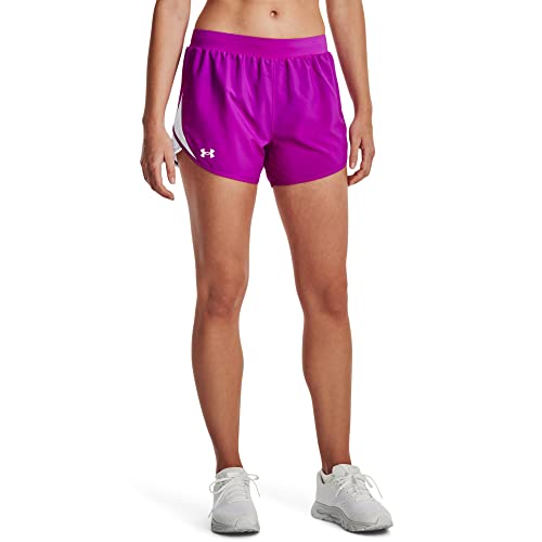 Under Armour Damen Fly by 2.0 Laufshorts Kurze Hose, (577) Stroboskop/Weiß/reflektierend, X-Klein von Under Armour