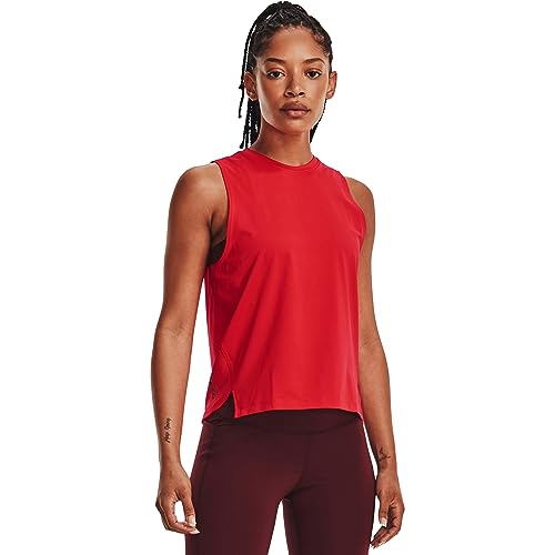 Under Armour Damen Funktionstank Rush Radio red-Iridescent L von Under Armour