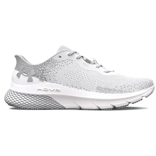 Under Armour Damen HOVR Turbulence 2 Laufschuhe Neutralschuh White/White/Metallic Silver - Weiß 38,5 von Under Armour