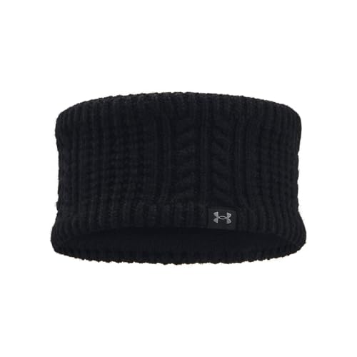 Under Armour Damen Halftime Stirnband (001) Schwarz/Schwarz/Castlerock, Einheitsgröße, (001) Schwarz / Schwarz / Castlerock, Einheitsgröße von Under Armour