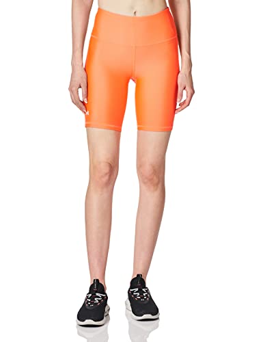 Under Armour Damen HeatGear Armour Bike Shorts Kurze Hose, (877) After Burn/Weiß, Klein von Under Armour