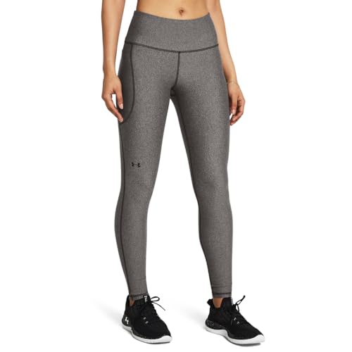 Under Armour - Damen Hg Rüstung Hirise Leg Ns Leggings, Kolorit Charcoal Light Heather (020), Größe: L x Tall von Under Armour