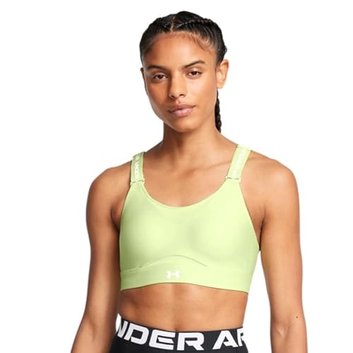 Under Armour Damen Infinity 2.0 High Support Bra BH, Retro Grün/Weiß, L von Under Armour
