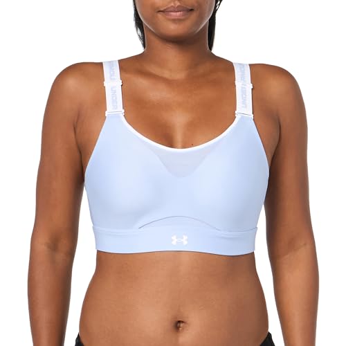 Under Armour Damen Infinity High Impact Bra Sport-BH, Undurchsichtige, (539) Celeste/Weiß, (Small) A/C von Under Armour