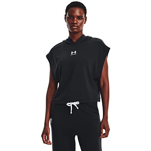 Under Armour Damen Kapuzenpullover Rival Terry Kurzarm von Under Armour