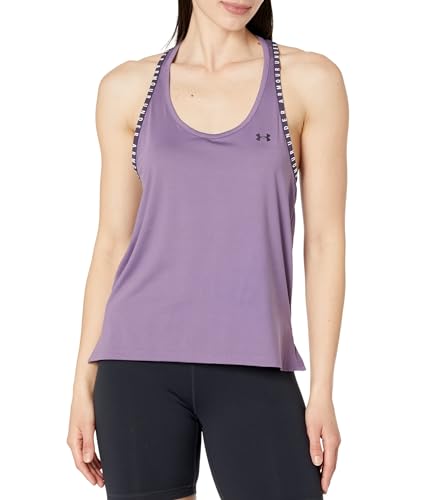 Under Armour Damen Knockout Tank Top T-Shirt, (571) Retro Lila/Weiß/Tux Lila, S von Under Armour