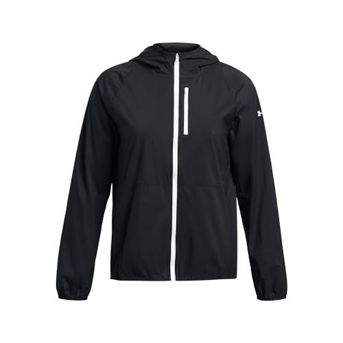 Under Armour Damen Laufjacke PHANTOM black-white-white S von Under Armour