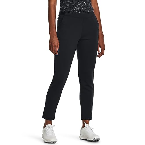 Under Armour Damen Links Schlupfhose, (002) Schwarz / Metallic Silber, XXL von Under Armour