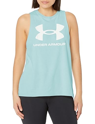 Under Armour Damen Live Sportstyle Graphic Tank, (490) Blizzard / Weiß, S von Under Armour