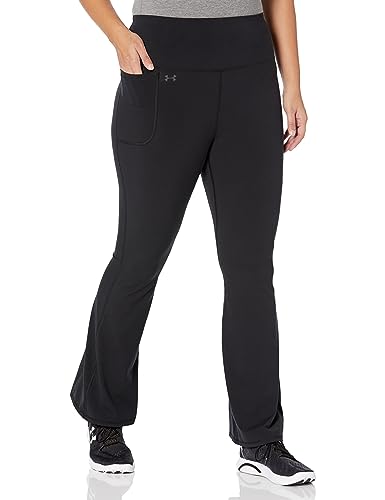 Under Armour Damen Motion Flare Pants Hose, (001) Black/Jet Gray, Large von Under Armour