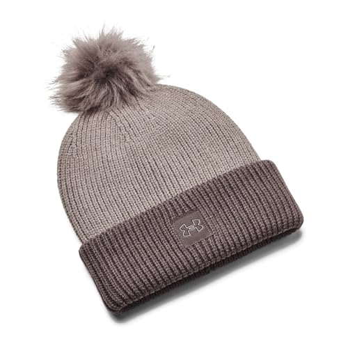 Under Armour Damen Mütze UA Halftime Ribbed Pom 1373098 Pewter One size von Under Armour