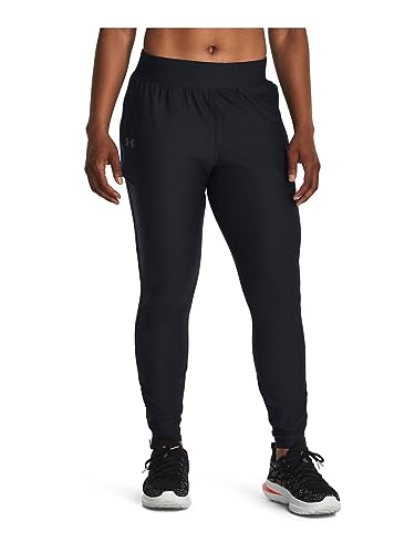 Under Armour Damen Qualifier Elite Pants Laufbekleidung Laufhose Black - Schwarz L von Under Armour