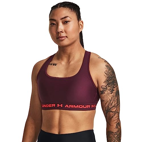 Under Armour Damen Armourâ Mid Crossback Sports BH Unterhemd, matt, bunt, XL von Under Armour