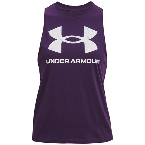 Under Armour Damen Sportstyle Tank Top Tanktops, dunkelviolett, L von Under Armour