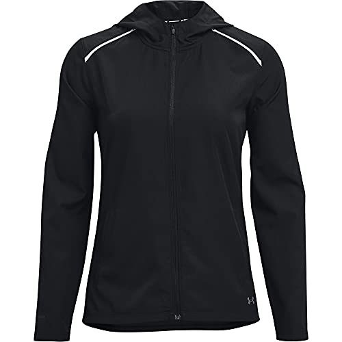 Under Armour Damen Storm Run Hooded Jacket Laufbekleidung Laufjacke Black - Schwarz M von Under Armour