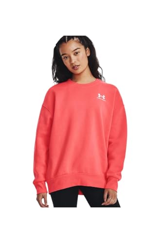 Under Armour Damen Sweatshirt Essential FLC OS Crew Koralle (511) L von Under Armour