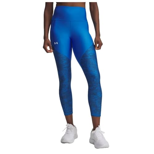 Under Armour Damen Tech Print Panel Ankle Leg SM Shirt (1 Stück), Blau, S/M von Under Armour