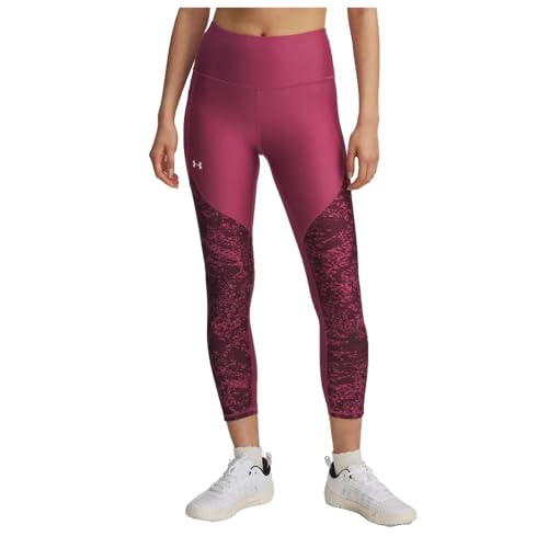 Under Armour Damen Tech Print Panel Ankle Leg SM Shirt (1 Stück), rose, S/M von Under Armour