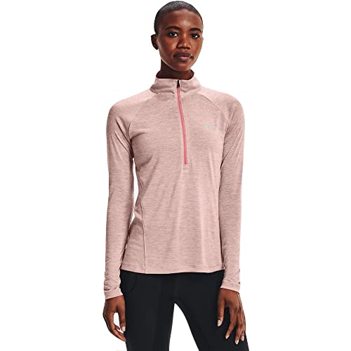 Under Armour Damen Twist T-Shirt, 663 Pink Clay, M von Under Armour