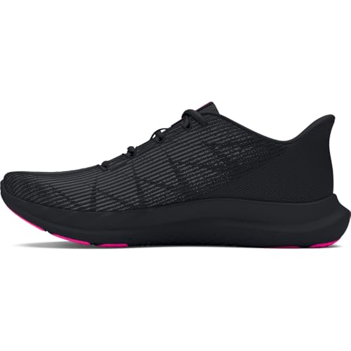 Under Armour Damen UA W Charged Speed Swift Laufschuhe, Black/Black/Rebel Pink, 36.5 EU von Under Armour