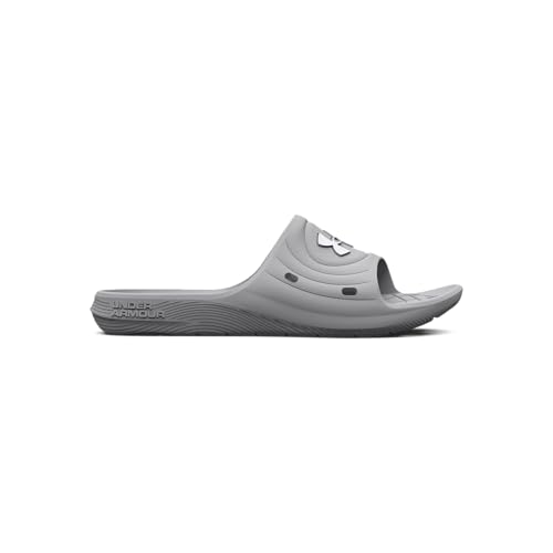 Under Armour Damen Ua W Locker Iv Slide-Sandale, Mod Gray Mod Gray White, 39 EU von Under Armour