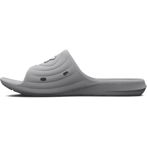 Under Armour Damen UA W Locker IV SL Slide-Sandale, Mod Gray/Mod Gray/White, 38.5 EU von Under Armour