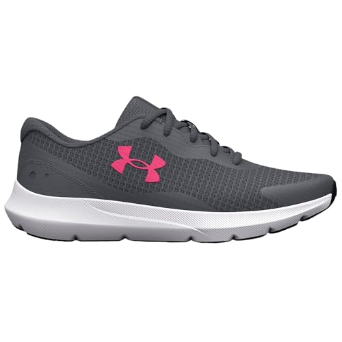 Under Armour Ua W Surge 3, Damen-Laufschuh, Pitch Grey White Cerise, 42.5 EU von Under Armour