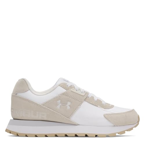 Under Armour Damen Ua W Essential Runner Sneaker, White Summit White Metallic Silver, 43 EU Under Armour Damen Ua W Essential Runner Sneaker, White Summit White Metallic Silver, 43 EU von Under Armour