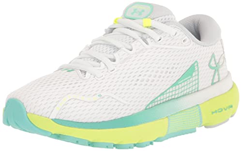 Under Armour Damen Ua W HOVR Infinite 5 Technical Performance, (101) White/Lime Surge/Green Breeze, 39 EU von Under Armour