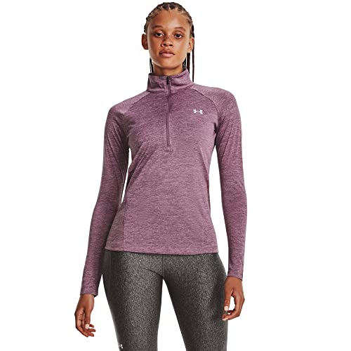 Under Armour Damen W's Tech 1/2 Zip-Twist T-Shirt, dunkelviolett, L von Under Armour