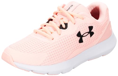 Under Armour Damen Women's Ua Surge 3 Running Shoes Visual Cushioning, Pink Sands (600)/Jet Gray, 38.5 EU von Under Armour