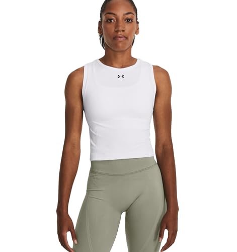 Under Armour Damen Zug Nahtlos T-Shirt, Weiß/Weiß, L Under Armour Damen Zug Nahtlos T-Shirt, Weiß/Weiß, L von Under Armour