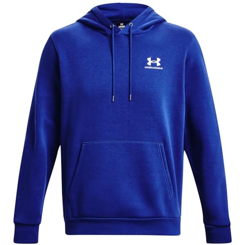 Under Armour Essential Fleece Kapuzenpullover Herren blau, S von Under Armour