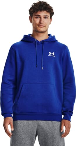 Under Armour Essential Fleece Kapuzenpullover Herren blau, XL von Under Armour