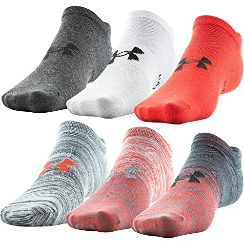 Under Armour Essential Lite Socks 6-Pair Red 2/Assorted LG (Men's Shoe 8.5-13) von Under Armour