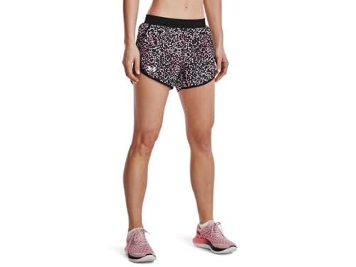 Under Armour Fly by 2.0 Printed Shorts Black/Pink Punk/Reflective MD (US 8-10) 4 von Under Armour