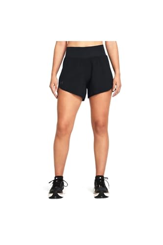 Under Armour Fly by Elite 5 Damen-Shorts, Schwarz, EXCH von Under Armour