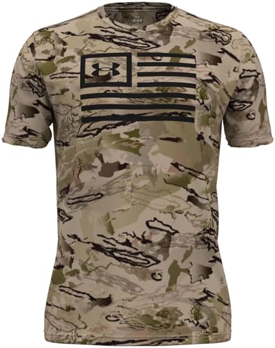 Under Armour - - Freedom Camo-T-Shirt für Herren, Kolorit Ua Barren Camo/Black (989), Größe: 3XL Regular von Under Armour
