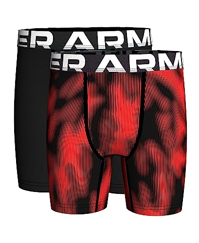 Under Armour Große Jungen Boxershorts, 2er-Pack, Valley Etch, M von Under Armour