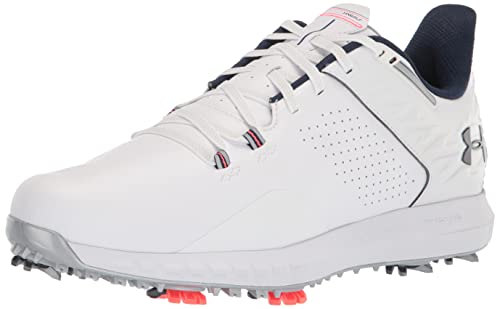Under Armour HOVR Drive 2 Golfschuh f r Herren, Wei (100)/Academy Blue Blue, 42.5 EU Weit von Under Armour