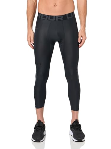 Under Armour HeatGear 3/4-Leggings für Herren, (016) anthrazit/schwarz, X-Klein von Under Armour