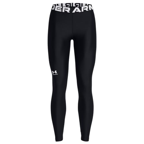 Under Armour Damen UA HG Authentics Legging T-Shirt, Black-White, L von Under Armour