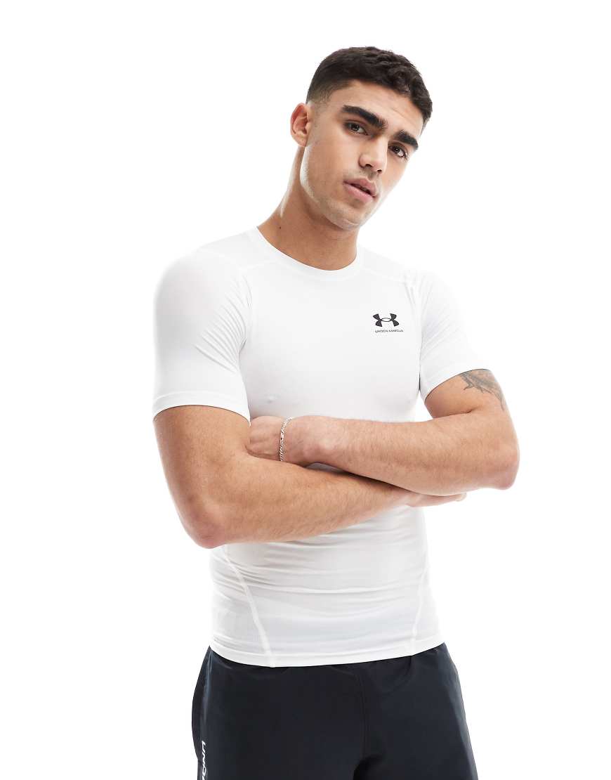 Under Armour - Heatgear - Kompressions-T-Shirt in Weiß von Under Armour