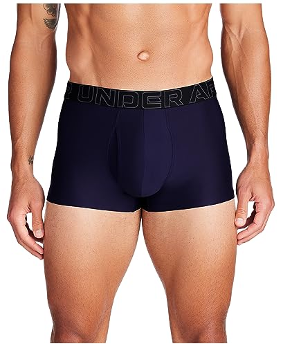 Under Armour Herren 1-Pack Performance Tech Trunk, Boxer Brief with 3" Inseam, Ultra-Soft Retroshorts, Midnight Navy (Marineblau), 5XL von Under Armour